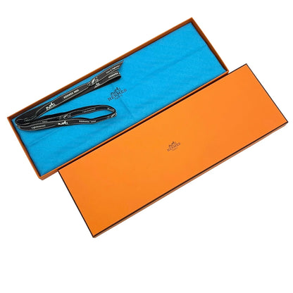 Pre-Owned HERMES Hermes scarf triangle triangular cashmere silk blue ladies (Like New)
