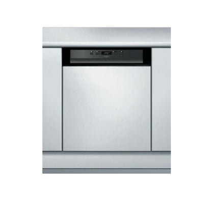 Lave vaisselle encastrable 60 cm Whirlpool WBC3C26B - Lave vaisselle integrable Bandeau noir - Classe énergétique A++ / Affichage temps restant - Dépa