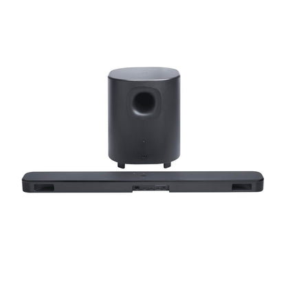 JBL Bar 500 MK2, Barre de Son Bluetooth 5.1 canaux pour TV avec Caisson de Basses de 25,4 cm, Dolby Atmos, HDMI eARC, Wi-FI, vidéo 4K, PureVoice 2.0 et MultiBeam 3.0, Noir