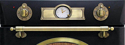 Kaiser - Four électrique encastrable de style Empire - 60 cm - Autoportant - Par Kaiser, fabricant de luxe - 67 litres - Four encastré avec boutons de commande, poignées de porte et moulures en métal solide - Système de nettoyage par catalyse - Four avec