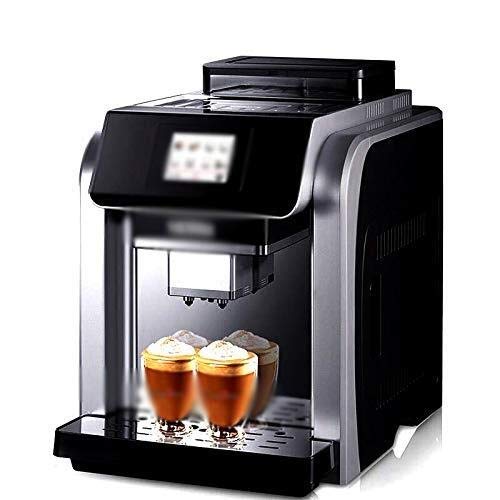 Machine à Café Espresso, Machine à Café Entièrement Automatique, Double Chaudière, Moulin à Café Fantaisie, Consommateur Et Commercial 422Mm × 280Mm × 380Mm Argent (Couleur: Silve Intéressant, HUANG