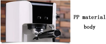 Machine à Café Intégrée, Machine à Café Filtre Ménage Italienne Semi-Automatique Machine à Café Petite Machine à Café Italienne en Mousse Intéressante