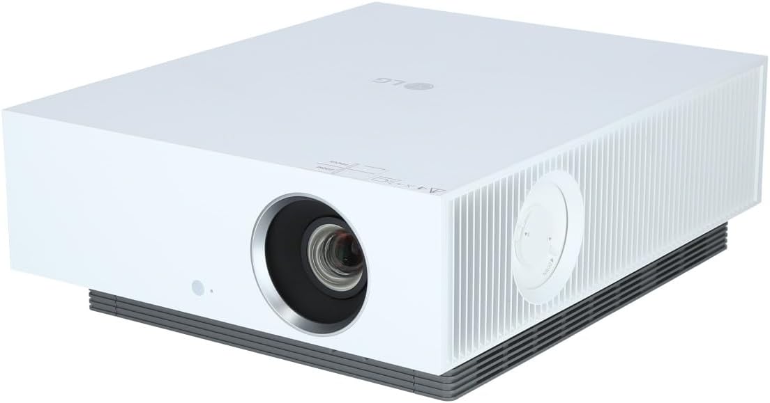 LG CineBeam Vidéoprojecteur Laser HU810PW Home Cinema 2700 Lumen, 4K UHD 2160p, Projection Entre 40"~300", LG Smart webOS 5.0, Bluetooth Audio, AirPla