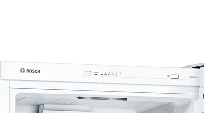 Bosch KGV36VWEAS Série 4, Réfrigérateur combiné pose-libre - 308 L - H 186 X L 60 cm - Blanc