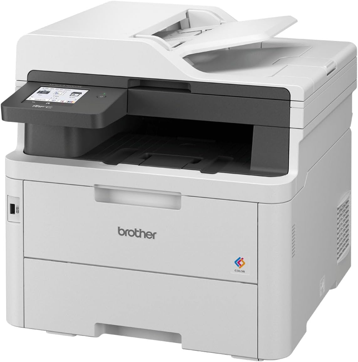 Brother MFC-L3760CDW - Imprimante Laser Couleur Multifonction (Impression/Scan/Copie/Fax) - Recto-Verso Automatique en impression - USB/WiFi/Ethernet