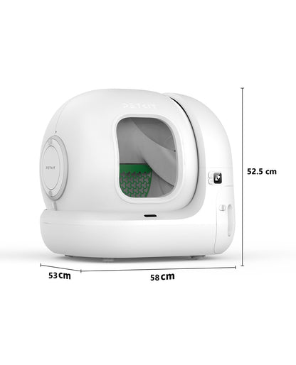 PETKIT Pura Max 2 Litiere Chat Autonettoyante, Bac à Litière Autonettoyante Amélioré, Anti-fuites/Anti-pincement/xSecure/Contrôle APP/pour Plusieurs Chats(Pas de Déodorant en Spray ou en Tampon)