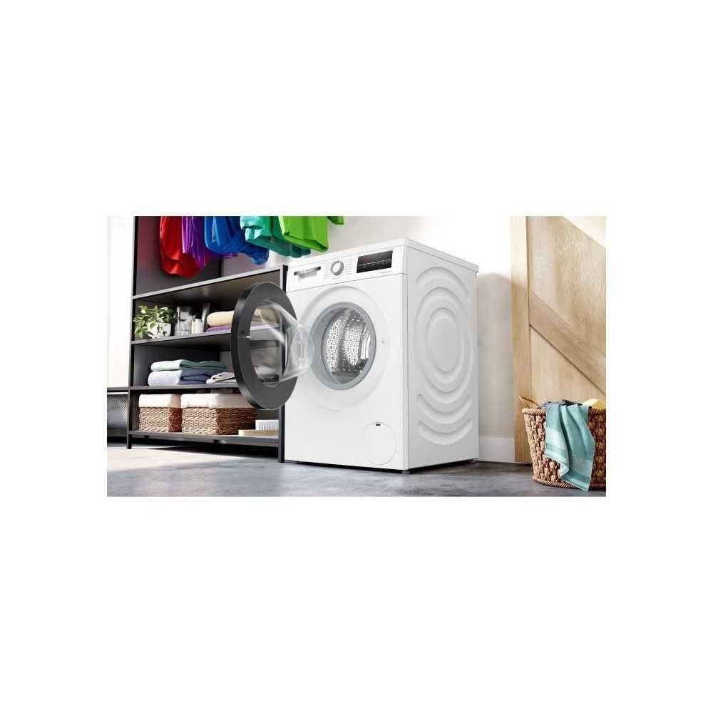 Bosch WUU28T18FR, Série 6, Lave-linge front, 8 kg, 1400 trs-min, Blanc
