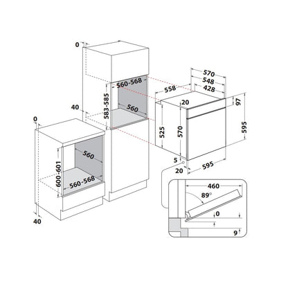Four Intégrable Multifonction 71l 60cm Catalyse Inox - OMR58CU1SX
