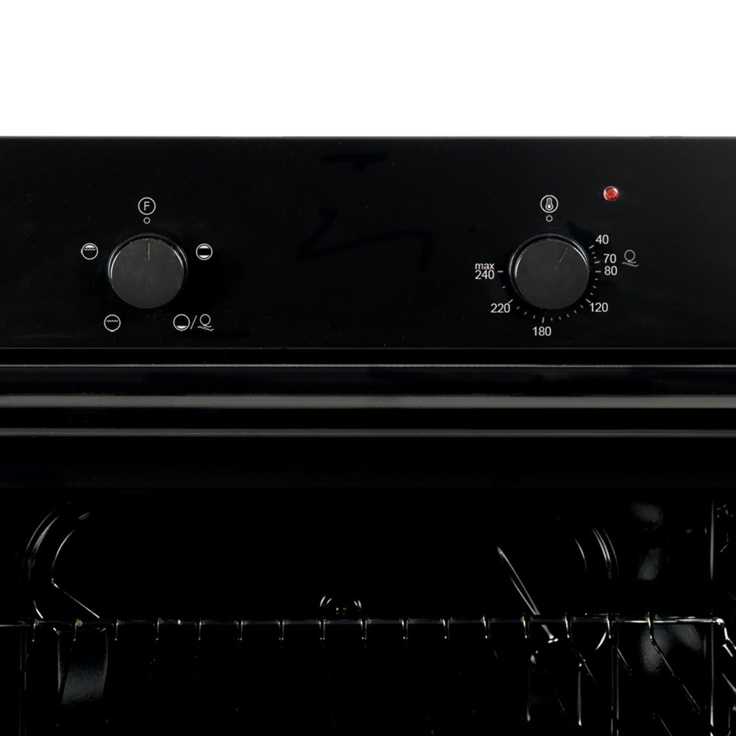Cata Four statique SES 6004 BK 4 fonctions porte panoramique Full Glass Nettoyage AquaSmart Éclairage intérieur Largeur 60 cm Grande capacité 62 L Éclairage intérieur Finition inox Verre noir