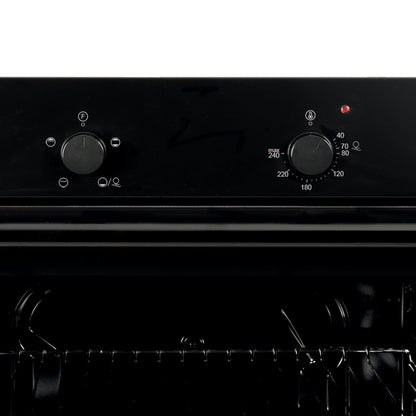 Cata Four statique SES 6004 BK 4 fonctions porte panoramique Full Glass Nettoyage AquaSmart Éclairage intérieur Largeur 60 cm Grande capacité 62 L Éclairage intérieur Finition inox Verre noir