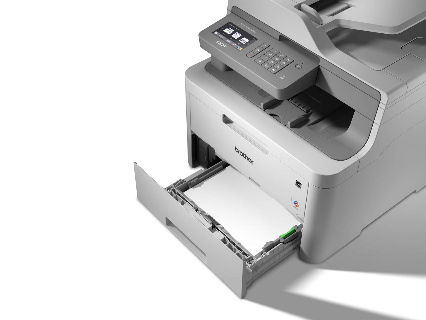 Brother DCP-L3550CDW, Imprimante Multifonction 3 en 1 (Impression, Copie, Scan), Laser Couleur, Recto verso Automatique, Wi-Fi, Vitesse d’impression a