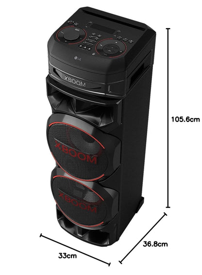 LG XBOOM Enceinte Bluetooth, Speaker Bluetooth avec Bass Puissantes, 8 Subwoofer RNC9