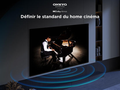 TCL 55T8C 55" QLED 4K HDR Ultra HD TV, Smart TV Powered by Google TV (Dolby Vision & Atmos, 144Hz Motion Clarity Pro, FreeSync, Onkyo 2.1 Sound, Voice