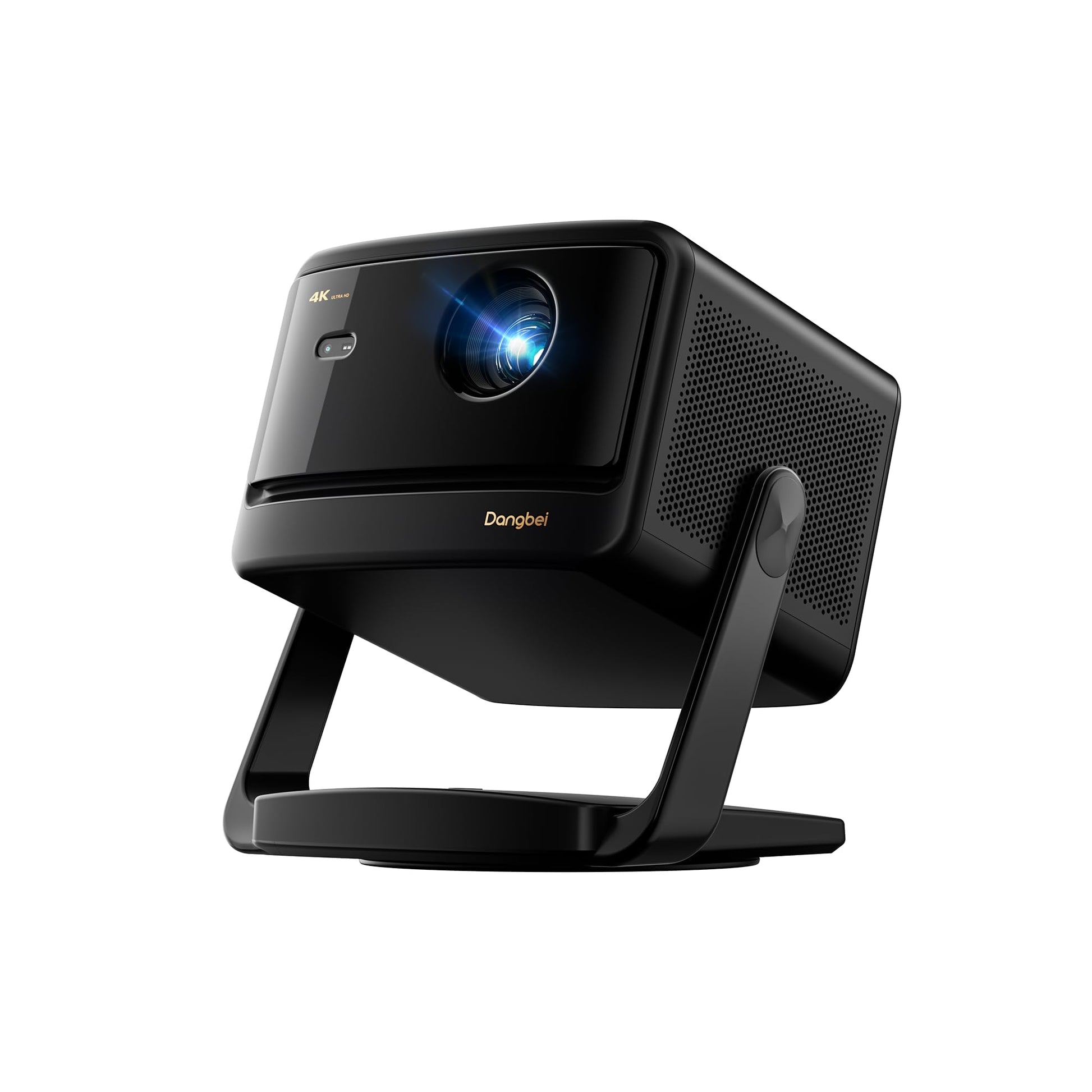 Dangbei 4K Vidéoprojecteur avec Google TV & Netflix, 2000 Lumens ISO, Stand intégré, 3D, Auto Keystone/Focus, Vidéoprojecteur Home Cinéma WiFi et Bluetooth (DBOX02 Pro)
