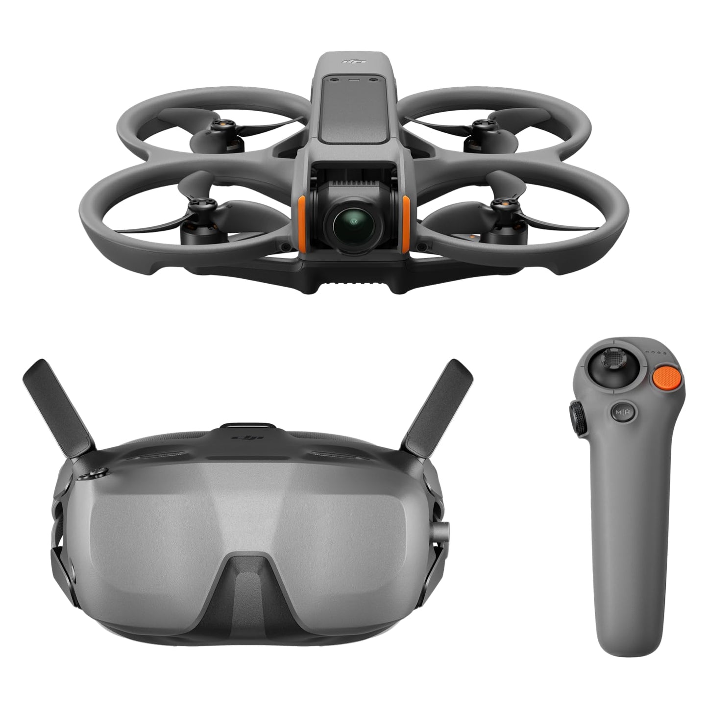 Bundle Fly Smart DJI Avata 2 (une batterie), drone FPV avec caméra 4K, expérience immersive, protection d’hélice intégrée, FOV de 155°, drone caméra a