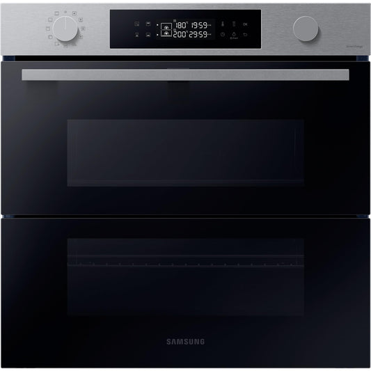 SAMSUNG Four encastrable pyrolyse NV7B45305AS dual cook flex,76 litres, wifi