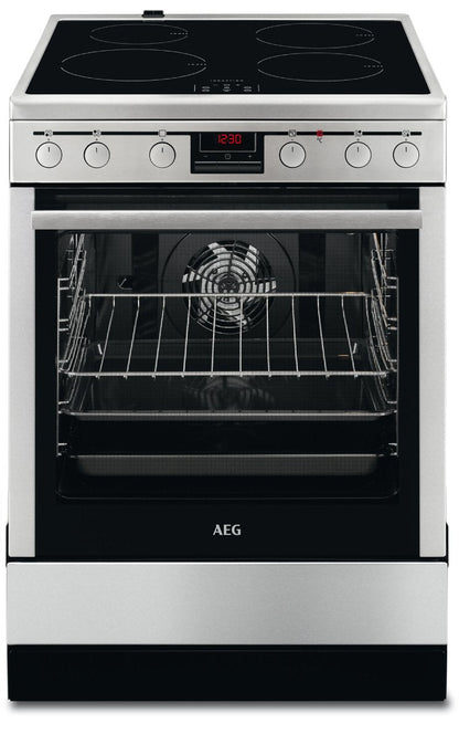 AEG Four 20% Inox Facile à Nettoyer Porte Chariot