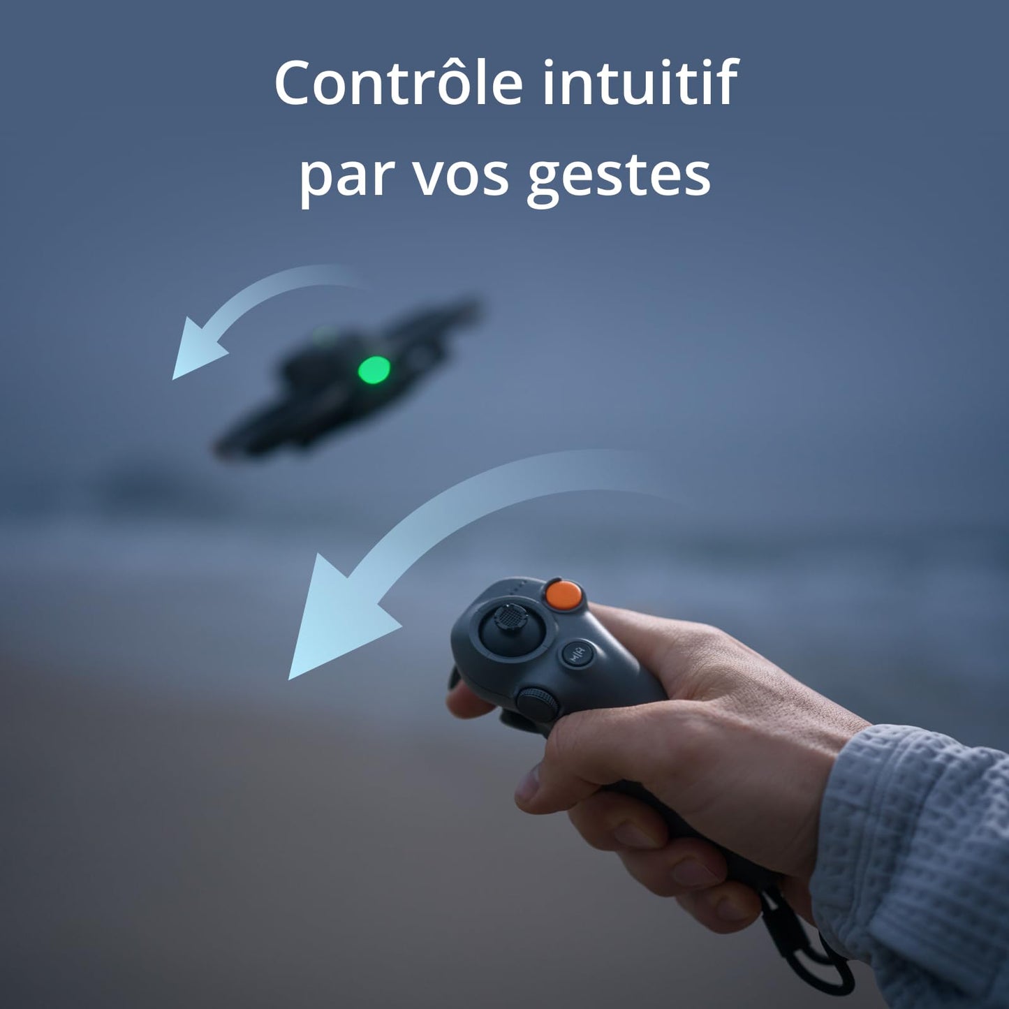 Bundle Fly Smart DJI Avata 2 (une batterie), drone FPV avec caméra 4K, expérience immersive, protection d’hélice intégrée, FOV de 155°, drone caméra a