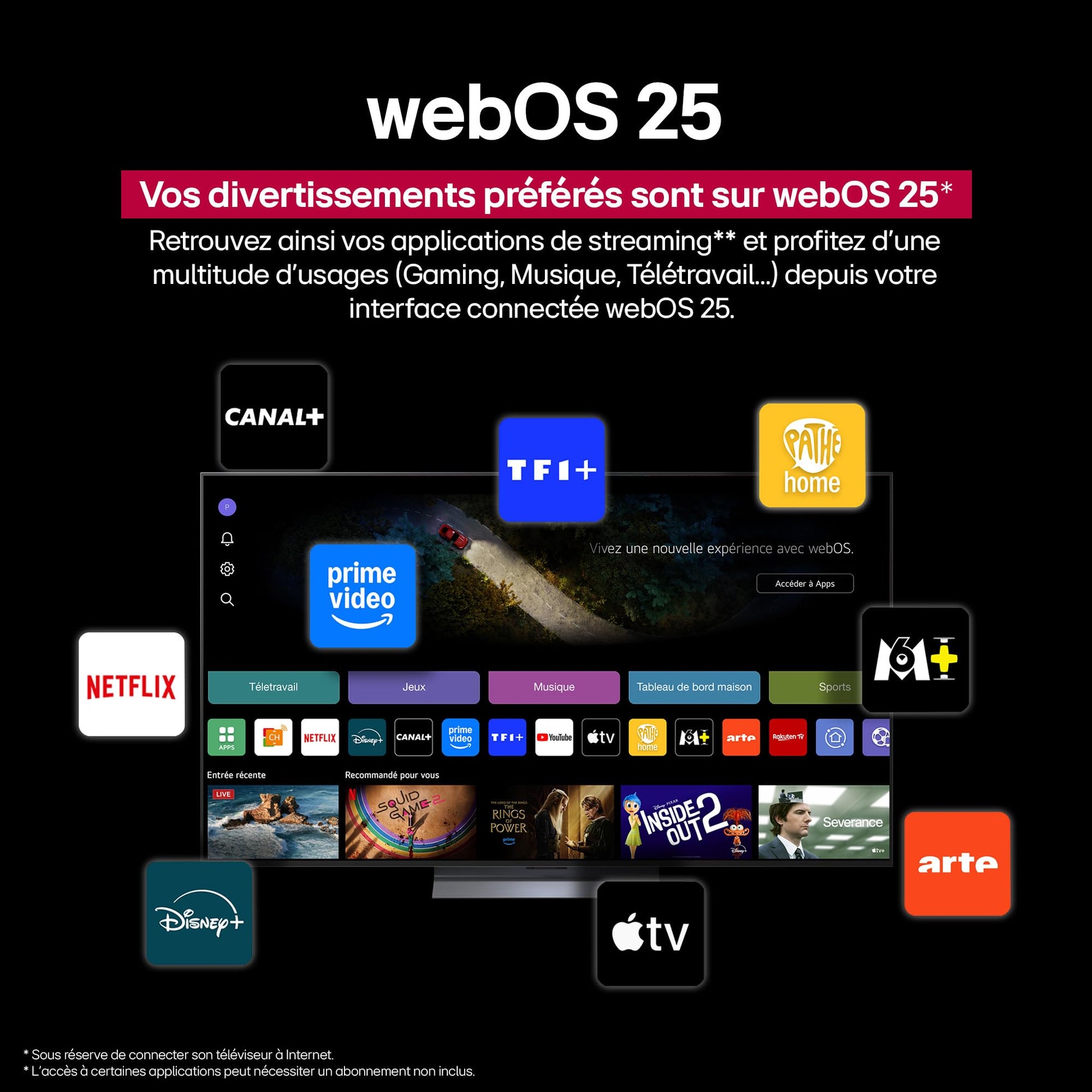 LG TV QNED Evo AI 2025 | 55QNED85A | 55'' (139 cm) | MiniLED 120Hz | Processeur α8 AI 4K Gen2 |Dolby Vision | Alexa