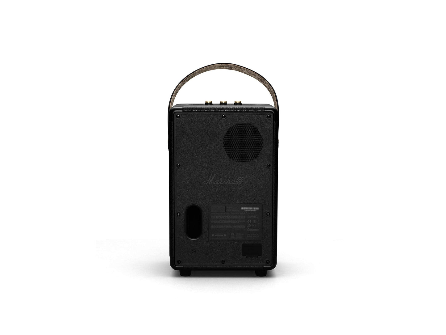 Marshall Tufton Haut-parleur de fête Bluetooth portable d'extérieur, résistant à l'eau IPX2 - Noir et laiton