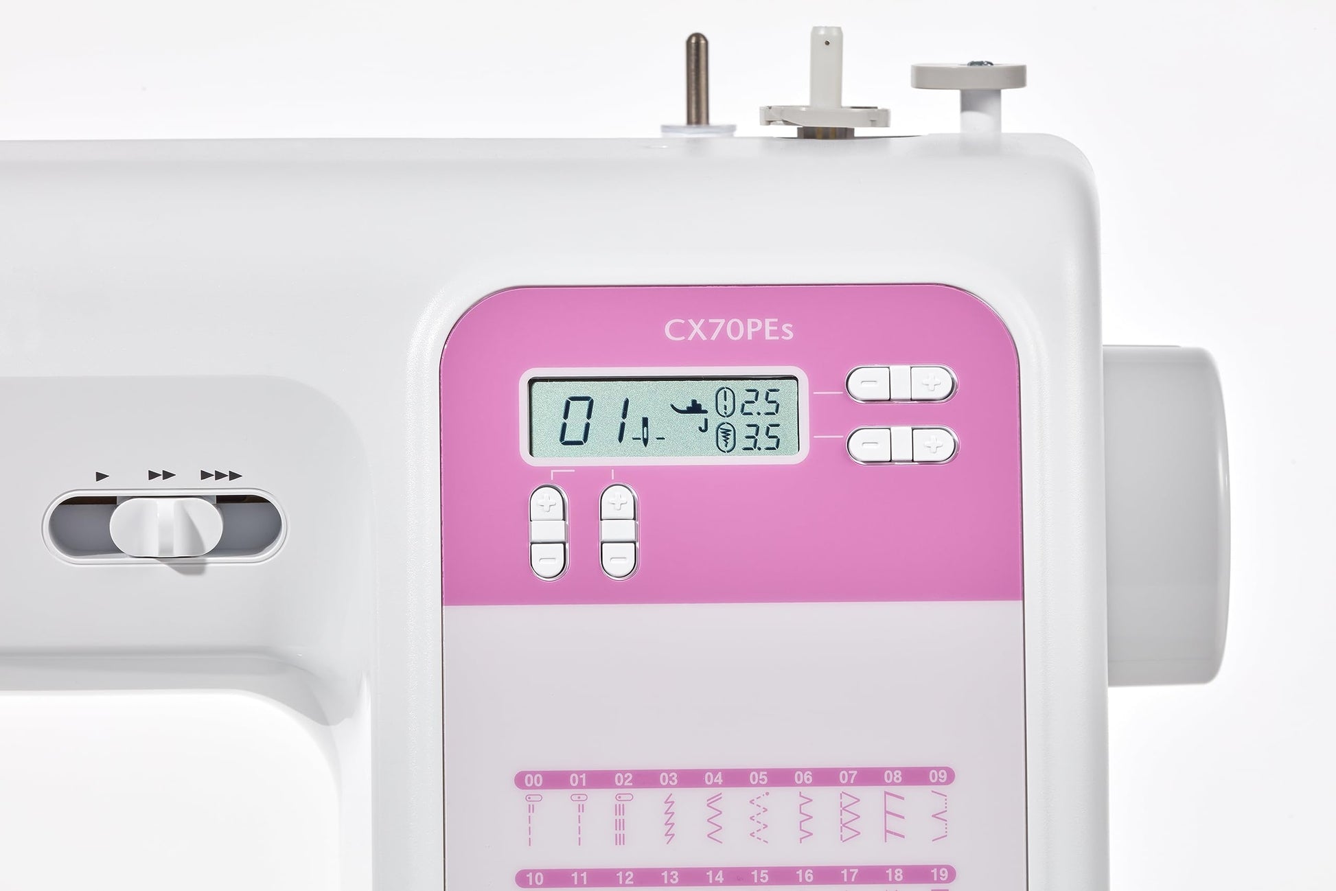 Brother CX70PES (Nouveau Modèle) - Machine à coudre électronique avec 70 points de Couture, Blanc