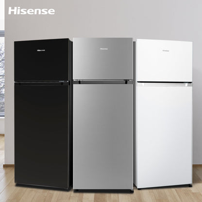 Hisense - MTM55205SE - Réfrigérateur Autoportant Double Porte Modèle 2022, 206 L, Argent, 143.4 x‎ 54.2 x 55 cm