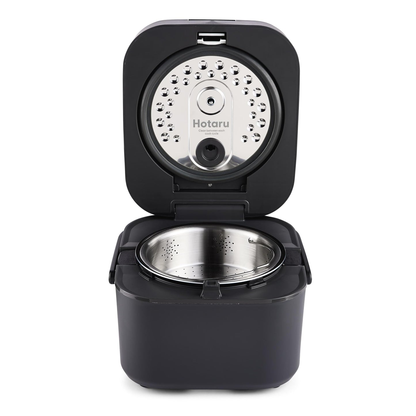 Yum Asia Hotaru Cuiseur à riz avec chauffage par induction (IH) et bol en céramique (3 tasses, 0,54 litre), 7 fonctions de cuisson du riz, 5 fonctions multicuiseur, 220-240V EU (Gris ardoise)