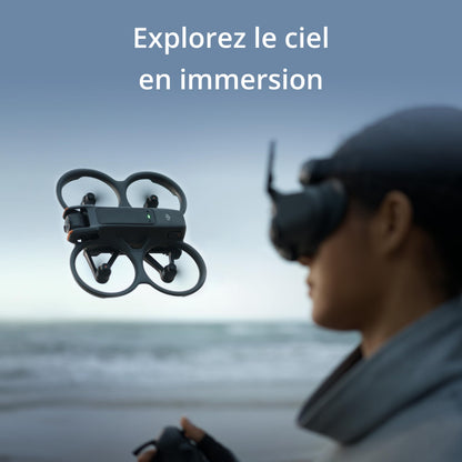 DJI Avata 2 (Drone seul),Drone FPV avec Caméra 4K, Vol Immersif,Protection d’hélice intégrée,Flip-Tonneau facile, FOV ultra-large 155degré, Compatible avec RC Motion 3,Drone Caméra pour Contenu en POV