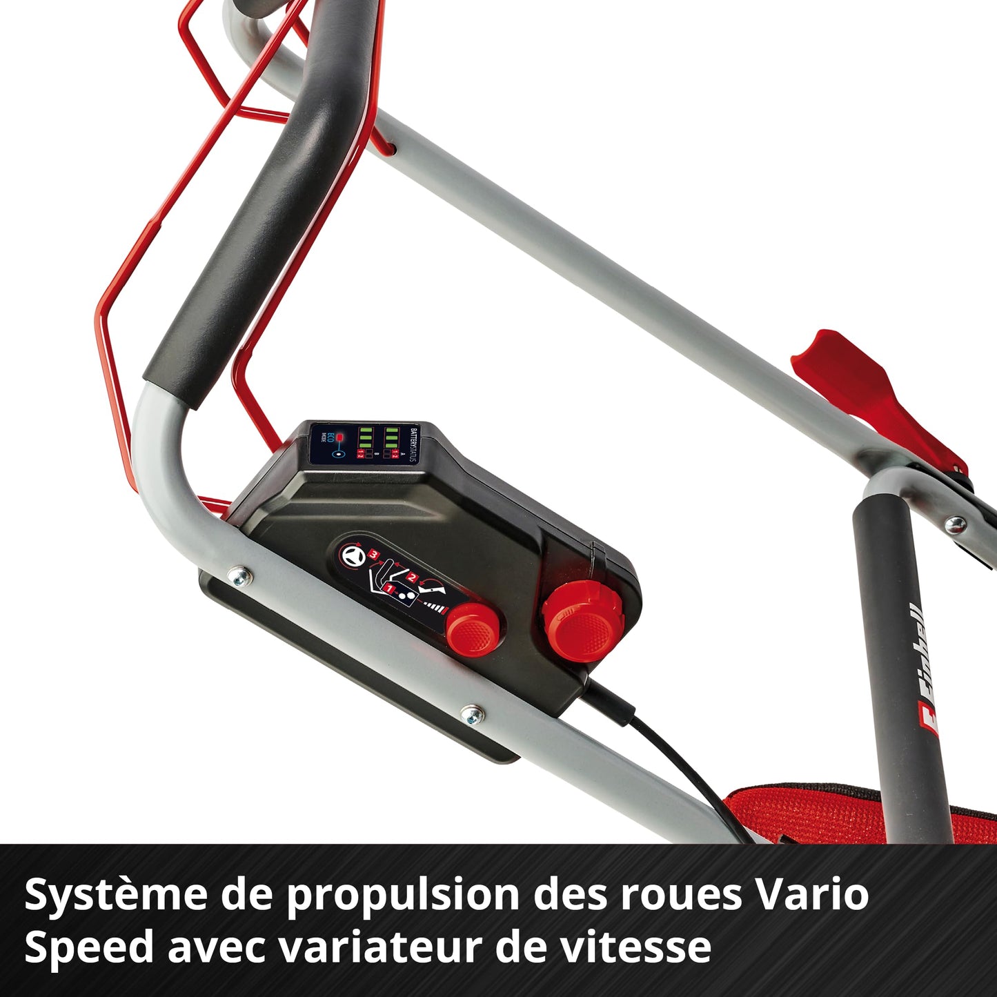 Einhell Professional Tondeuse à gazon sans fil GP-CM 36/52 S Li BL (4x5,2Ah) Power X-Change (36V, moteur brushless, Coupe à 52cm) Livré avec 4 Batteries 5,2 Ah et 2 Chargeurs doubles