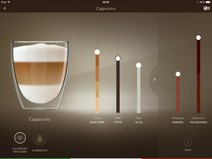 Saeco GranBaristo Avanti HD8967/01 Machine à café automatique + Application Acier/Anthracite