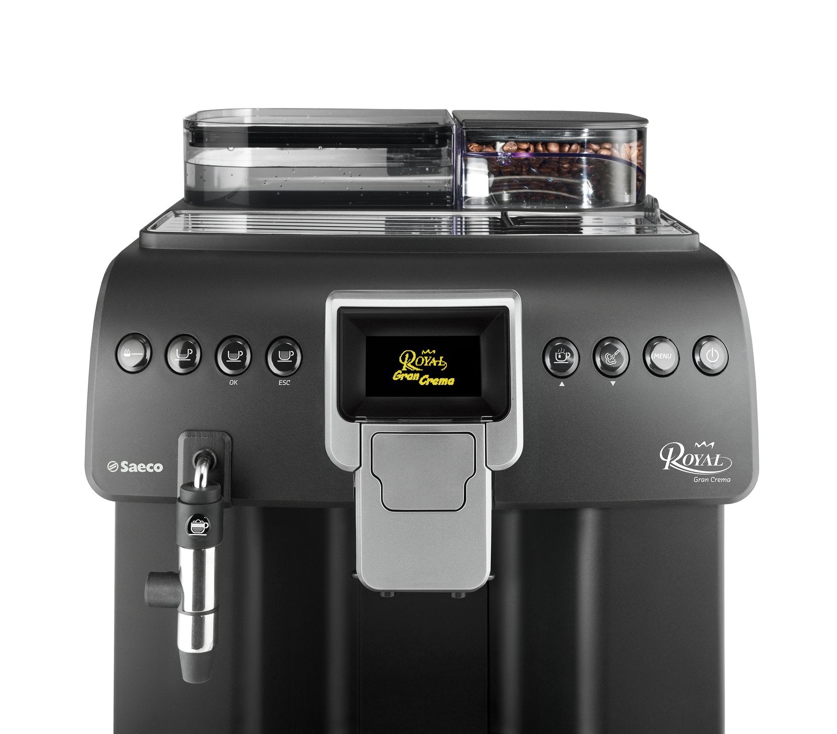 Philips HD8920/01 Machine à café automatique Royal Gran Crema Noir mat, 2,2 l, 350 g, 1400 W