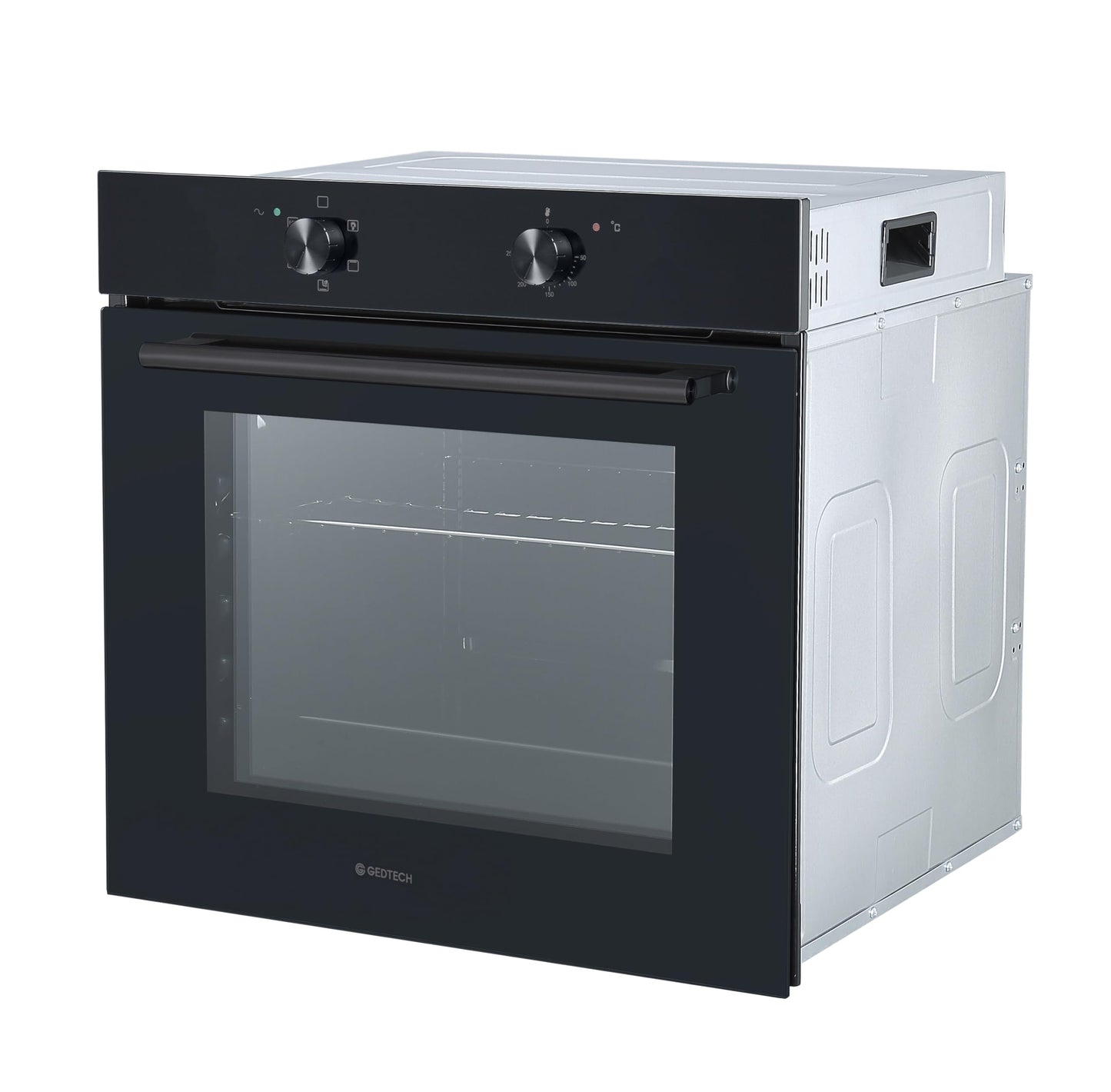GEDTECH Four encastrable multifonctions GFO76BL - Noir - 76L - Grill - Porte froide - Fonctions vapeur
