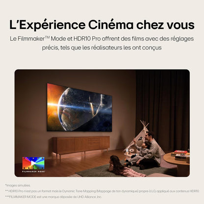 LG Nanocell TV 2024 | 75NANO81 | 75 Pouces | UHD | Processeur α5 Gen7 AI 4K, Bleu foncé