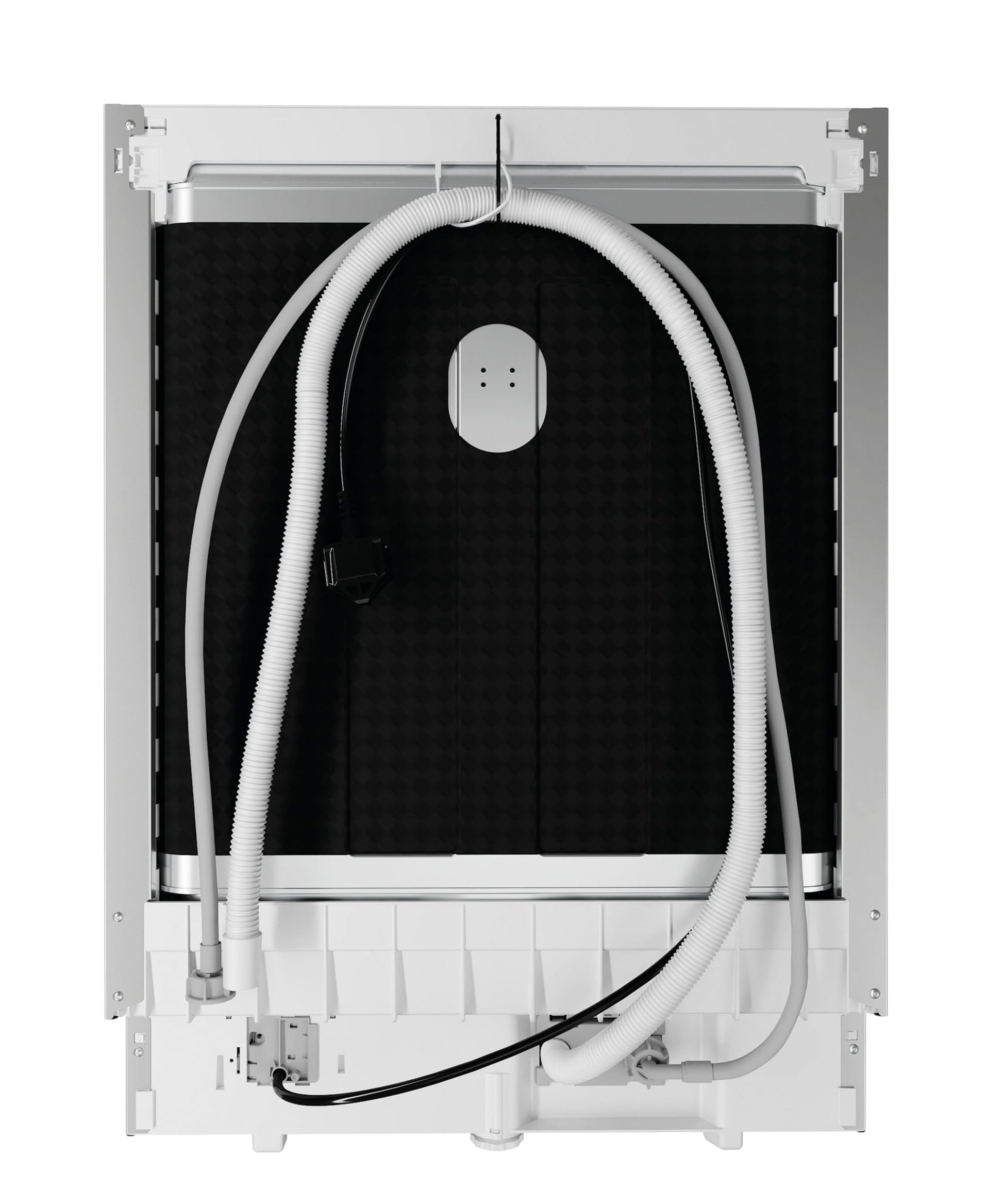 Lave vaisselle encastrable 60 cm Whirlpool WBC3C26 - Lave vaisselle integrable Bandeau blanc - Classe énergétique A++ / Affichage temps restant - Départ différé
