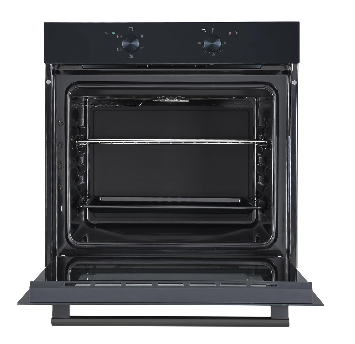 GEDTECH Four encastrable multifonctions GFO76BL - Noir - 76L - Grill - Porte froide - Fonctions vapeur