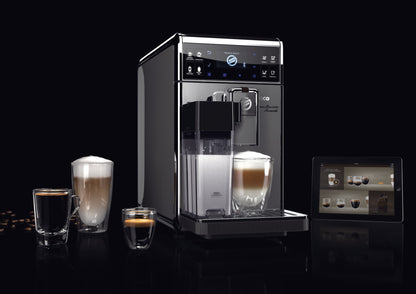 Saeco GranBaristo Avanti HD8967/01 Machine à café automatique + Application Acier/Anthracite