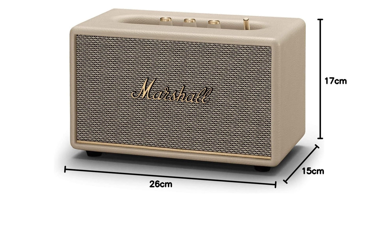 Marshall Acton III Enceinte Bluetooth sans Fil - Crème