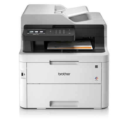 Brother MFC-L3750CDW Imprimante multifonction 4-en-1 (Impressio/Copie/Scan/Fax) LED couleur 24 ppm USB Blanc