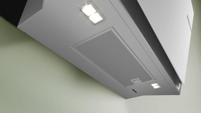 Bosch DWK81AN20 Hotte murale Série 6, 4 vitesses d'aspiration dont 1 intensive, 80 cm, Blanc avec finition en verre