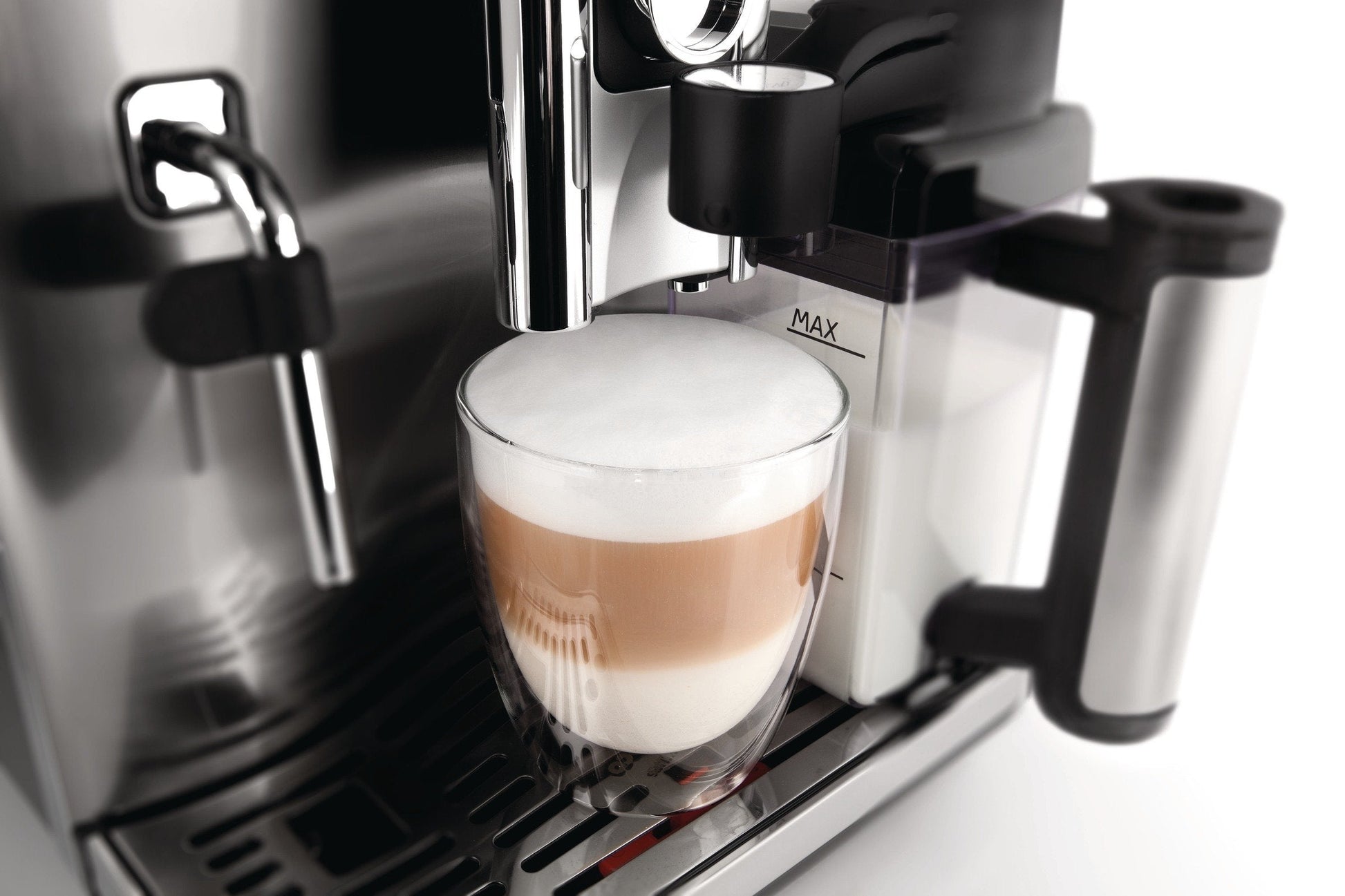 Philips Saeco HD8857/01 Machine à café Exprelia Evo en acier inoxydable