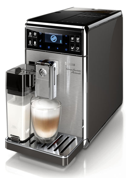 Saeco GranBaristo Avanti HD8967/01 Machine à café automatique + Application Acier/Anthracite