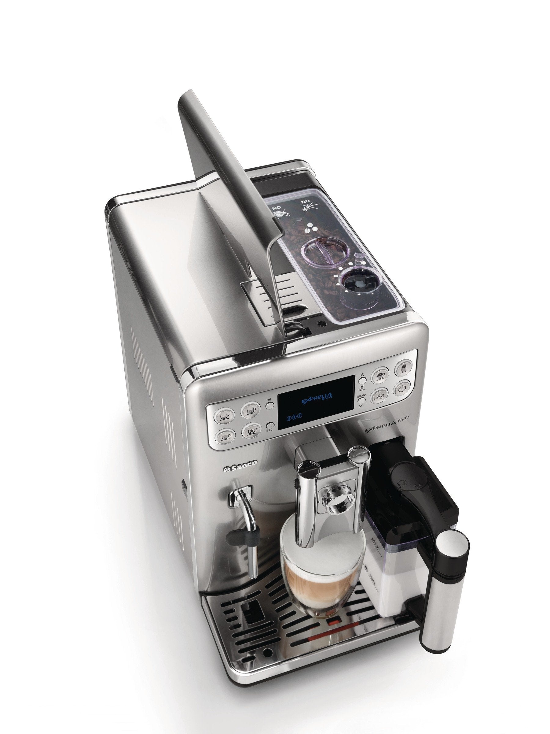 Philips Saeco HD8857/01 Machine à café Exprelia Evo en acier inoxydable