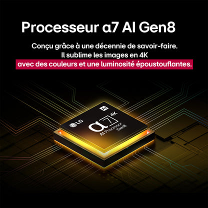 LG TV QNED AI 2025 | 55QNED8E | 55'' (139cm) | 4K UHD | HDR10 | webOS 25 | Télécommade AI Magic Remote | Alexa, Google Assistant | Netflix Disney+ CANAL+ Prime Video | AirPlay 2 | Luminosité éclatante