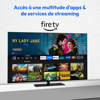 MEDION Téléviseur 50 Pouces (125,7 cm) Television (Fire TV, 4K Smart, Dolby Vision HDR, Dolby Atmos, Prime Video, Bluetooth, DVB-T2, MD 850500)