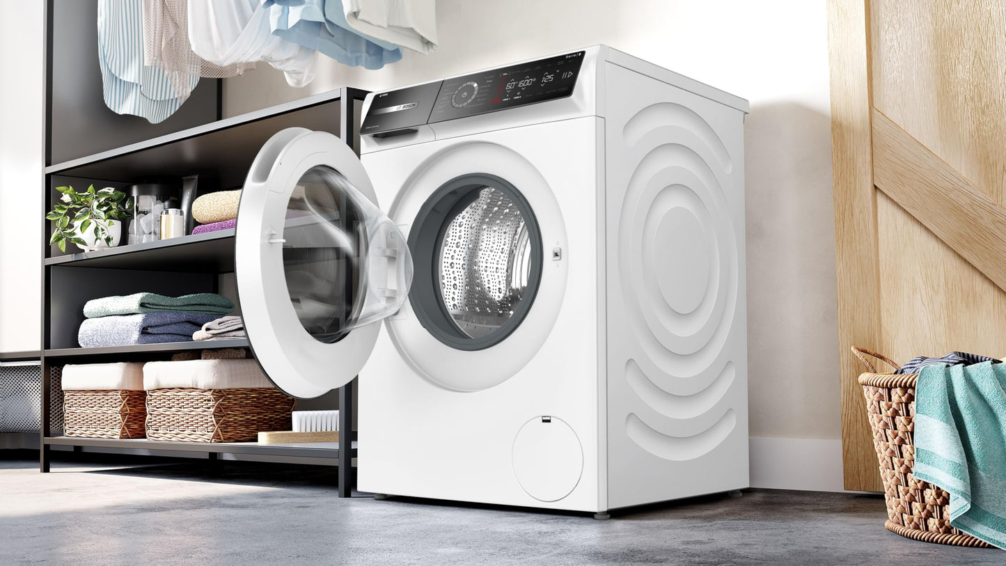 Bosch WGB256A2FR, Série 8, Lave-linge front, 10 kg, 1600 trs/min, Blanc