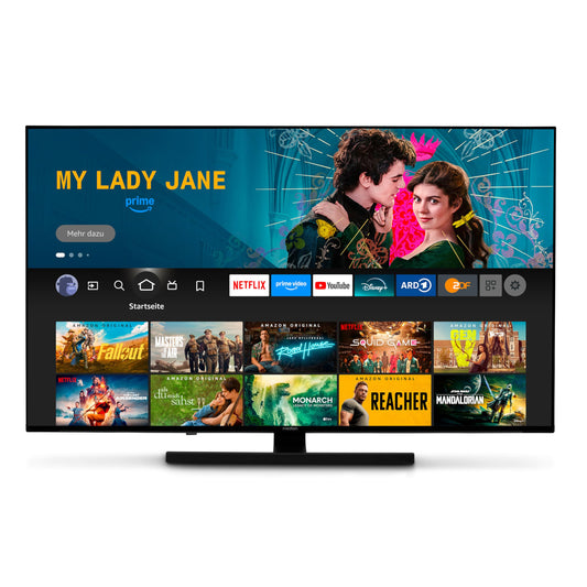MEDION Téléviseur 65 Pouces (163,9 cm) 4K QLED Television (Fire TV, Smart, Dolby Vision HDR, Dolby Atmos, Prime Video, Bluetooth, DVB-T2, MD 865800)