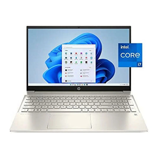 2022 HP Pavilion 15.6" FHD Touchscreen Laptop 11th Gen i7-1165G7 16GB DDR4 512GB NVMe SSD Iris Xe Graphics HDMI USB-C WiFi-6 Bluetooth Backlit Keyboard Windows 10 Home w/ RATZK 32GB USB