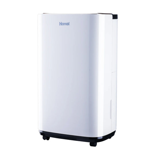WANAI 22 Pints Dehumidifier,1500 Sq.Ft,Protable Dehumidifier for Basement and Home with Drain Hose,Max Moisture Removal 30 Pints (95 "F, 95% RH),White