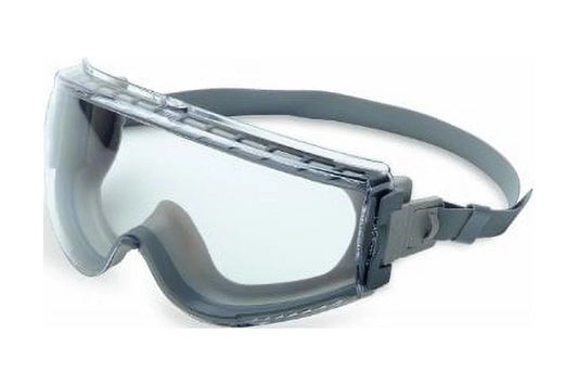 Uvex Honeywell Stealth Safety Goggles with Clear Uvextreme Anti-Fog Lens, Gray Body & Neoprene Headband (S3960C), Universal