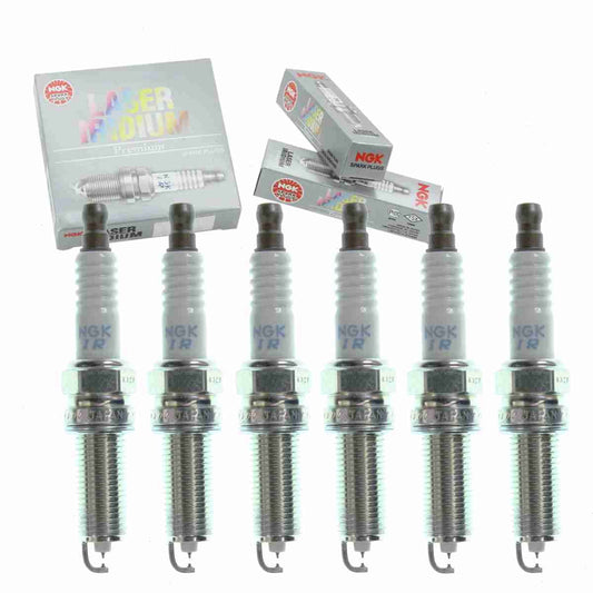 6 pc NGK Laser Iridium Spark Plugs Matching with Hyundai Genesis 3.8L V6 2012-2016